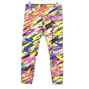 Lululemon Wunder Train High Rise Train Tight Womens Size 12 Catalyst Multicolor